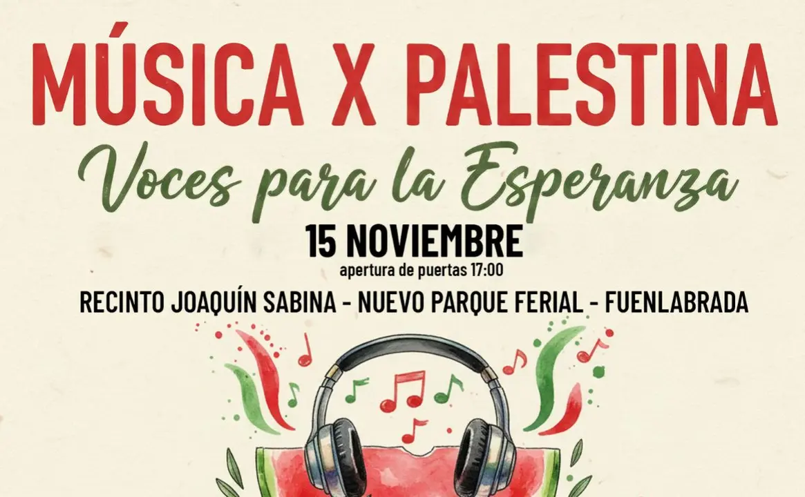 Musica para Palestina, concierto solidario