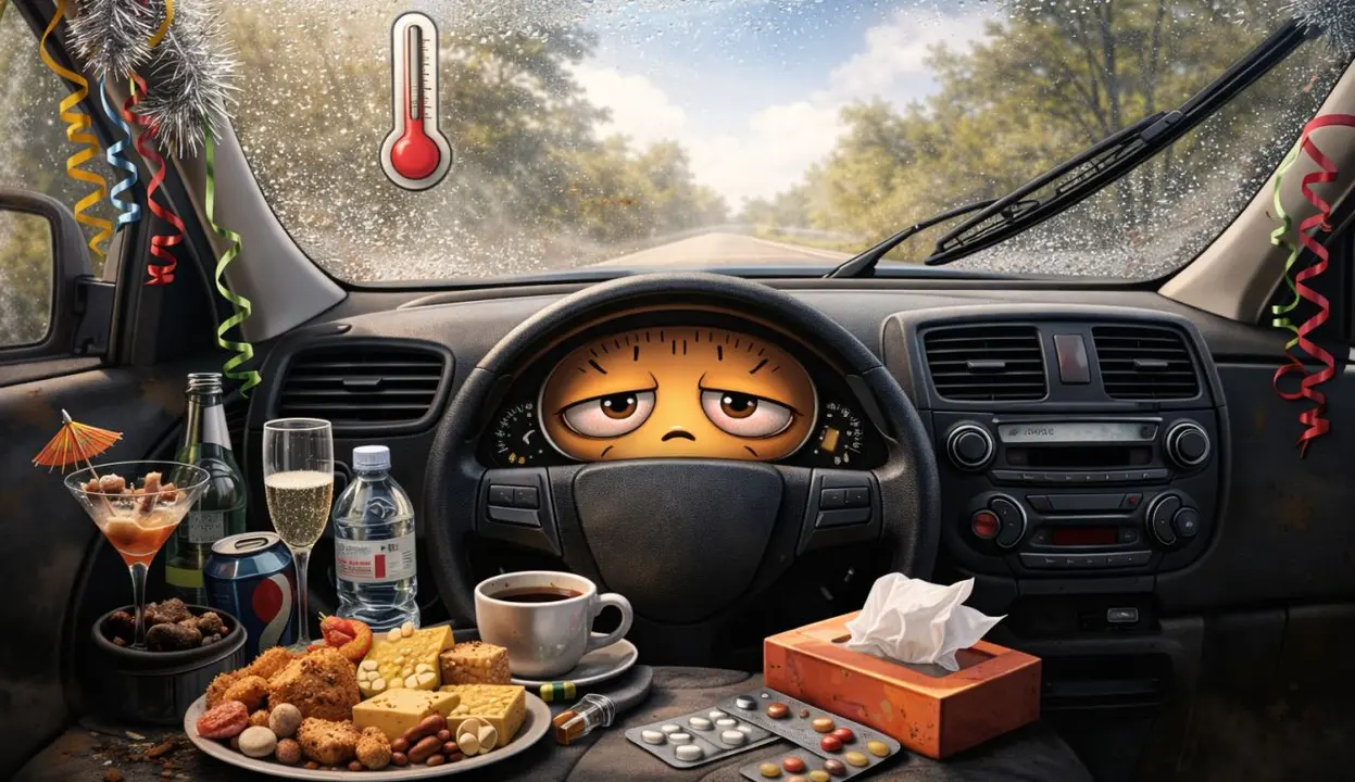 La resaca del coche tras las fiestas de Navidad
