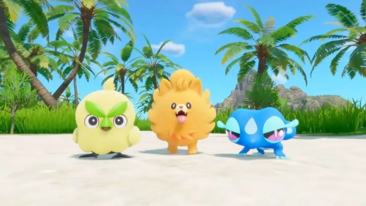 Browt, Pombon y Gecqua, los iniciales de Pokemon Viento y Pokemon Oleaje | Nintendo
