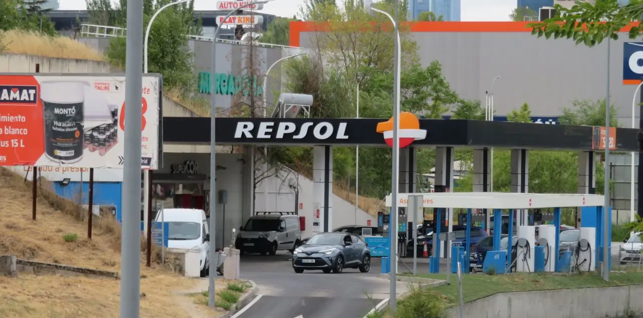 Una gasolinera del grupo Repsol