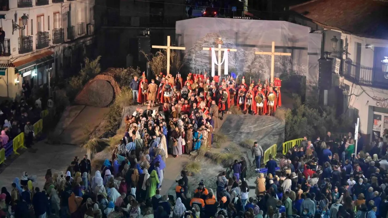 Escena de la Pasi&oacute;n en Morata de Taju&ntilde;a (Madrid)