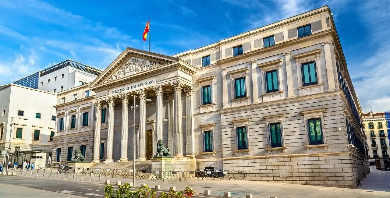 Edificio del Congreso de los Diputados en Madrid