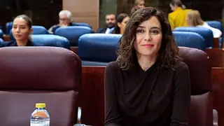 Isabel D&iacute;az Ayuso en el Pleno de la Asamblea de Madrid