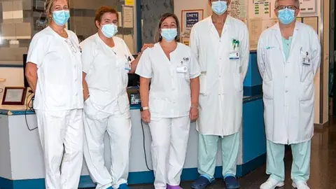 Componentes de la Unidad de Ictus del Hospital de Getafe