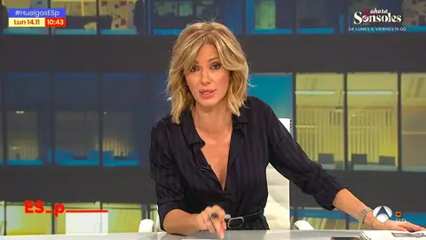 Susanna Griso abandona el plat&oacute; de 'Espejo P&uacute;blico' tras enterarse de una triste noticia