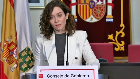D&iacute;az Ayuso habla ante los medios sobre la huelga de Sanidad, tras el Consejo de Gobierno celebrado en Galapagar