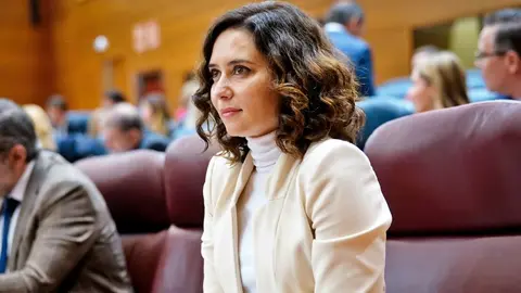 Isabel D&iacute;az Ayuso en el pleno de la Asamblea de Madrid, anuncia un pacto contra la brecha digital | CAM
