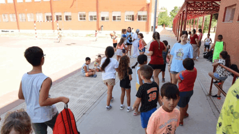 Imagen de una de las Fuenlicolonias en colegios de Fuenlabrada