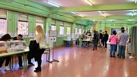 Colegio electoral en Fuenlabrada en las elecciones de 2019 | Fn