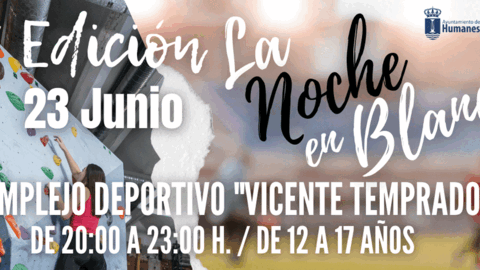Cartel de la V Edici&oacute;n de La noche en blanco de Humanes