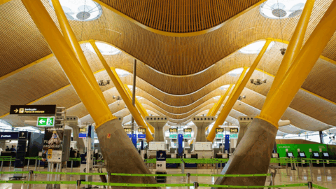 Imagen de la T-4 del Aeropuerto Madrid-Barajas