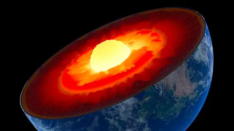 El n&uacute;cleo de la Tierra podr&iacute;a estar emitiendo gases en peque&ntilde;as cantidades