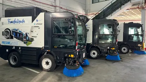 Imagen de los nuevos veh&iacute;culos de limpieza de Fuenlabrada