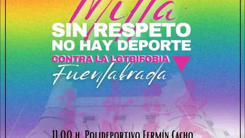Cartel de la campa&ntilde;a contra la LGTBIfobia de Fuenlabrada