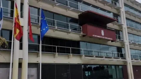 Fachada exterior del Ayuntamiento de Fuenlabrada