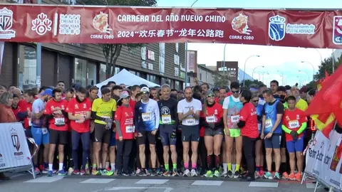 Salida de la carrera 'Corre Cobo' para celebrar el a&ntilde;o nuevo Chino en Fuenlabrada