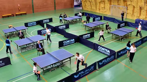 Competici&oacute;n tenis de mesa en el polideportivo el Trigal de Fuenlabrada | Imagen: deportesfuenla