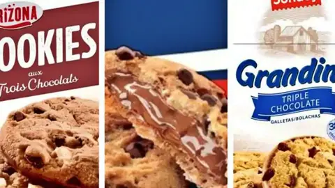 Posible presencia de fragmentos de metal en varios tipos de galletas con chocolate.