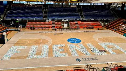 Cancha del Pabell&oacute;n Fernando Mart&iacute;n de Fuenlabrada