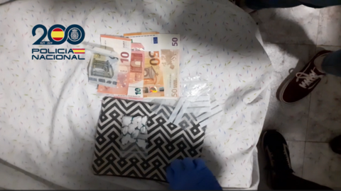 Material incautado por Polic&iacute;a Nacional en los registros efectuados