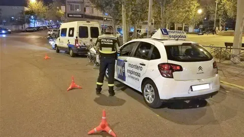 Control de la Polic&iacute;a Local de Fuenlabrada