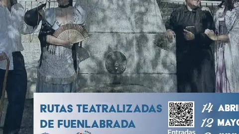 Cartel de las visitas teatralizadas de Fuenlabrada