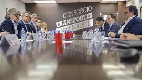 Imagen de la reuni&oacute;n del Consorcio de Transportes de la Comunidad de Madrid