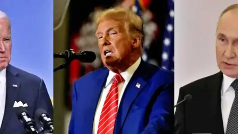Biden, Trump y Putin