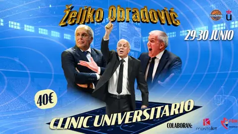 Cartel de la 2&ordf; edici&oacute;n del Clinic Uriversitario Zeljko Obradovic