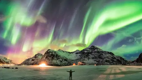 Espa&ntilde;a experimenta auroras boreales este 2026 | Archivo