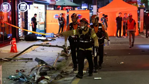 Grave accidente de tr&aacute;fico en Corea del Sur con 9 muertos