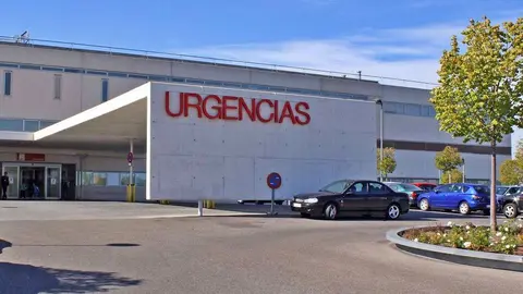 Entrada a urgencias en el Hospital de Fuenlabrada