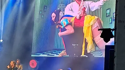 Un momento del concierto de OBK en Fuenlabrada 2024