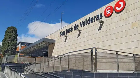 Estaci&oacute;n de San Jos&eacute; de Valderas en la linea C5 (Alcorc&oacute;n)