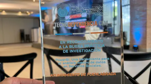 Imagen del premio Tecnodependencia 2025 | Ayto. de Fuenlabrada