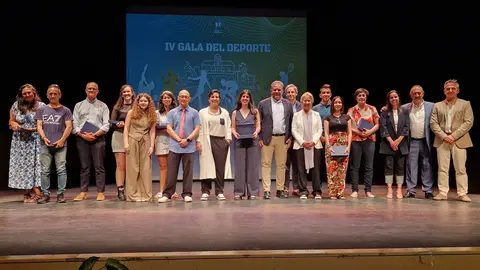 Algunos de los premiados en la IV Gala del Deporte | Ayto. de Parla