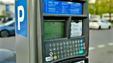 Poste de un Parquímetro de Madrid