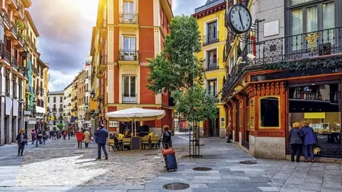 Barrio de las letras en Madrid