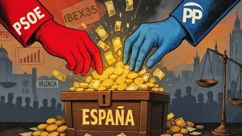 Corrupción de PSOE y PP, corrupción sistémica en España &bull; IMAGEN de Kaos en la red