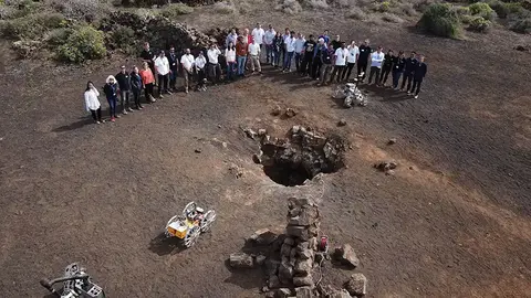 Los robots de la UMA cartografiaron conjuntamente los t&uacute;neles de lava de Lanzarote | UMA