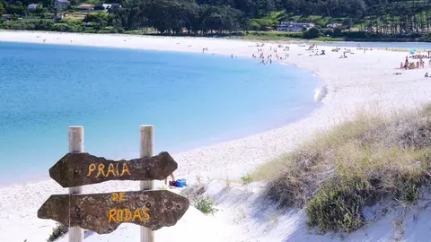 Playa de Rodas en las islas Cies, declarada la mejor del mundo