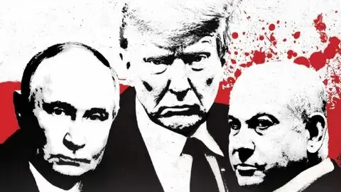 Putin, Trump y Netanyahu