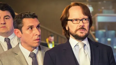 Lorenzo Manrique junto a Santiago Segura en 'Mi Gran Noche' | Universal
