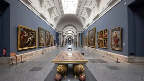 Imagen del aspecto actual de la galer&iacute;a central | Museo del prado