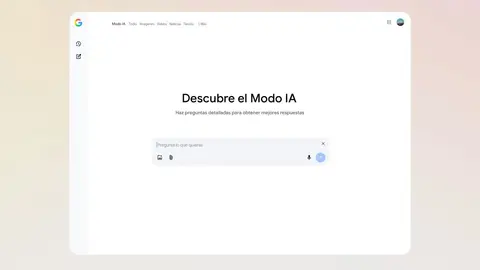 Google presenta el Modo IA para su buscador | Google