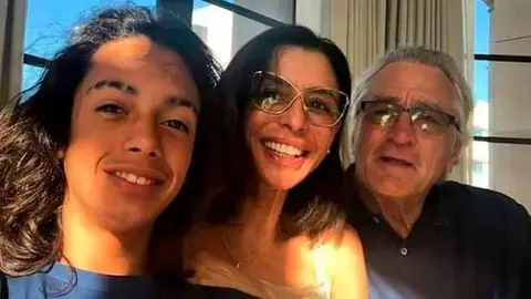 Robert De Niro junto a su hija, Drea y su nieto Leandro | Instagram