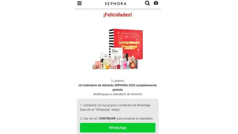 El falso calendario de adviento est&aacute; haciendo caer a varias v&iacute;ctimas | Captura