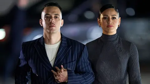 C. Tangana y Roc&iacute;o Aguirre en una entrega de premios | GETTY