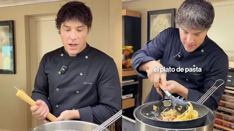 Jordi Cruz nos ense&ntilde;a a cocinar pasta correctamente | Instagram