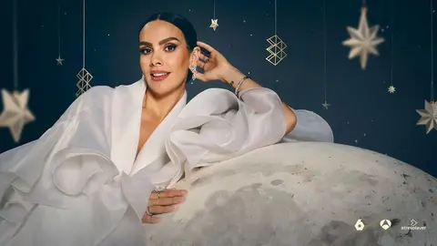Cristina Pedroche en la imagen promocional de las Campanadas 2025 | Atresmedia